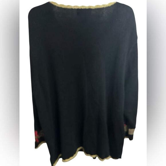 Vintage Designers Original Studio Joy Womens 2XL Christmas Sweater Poinsettia - Picture 8 of 8